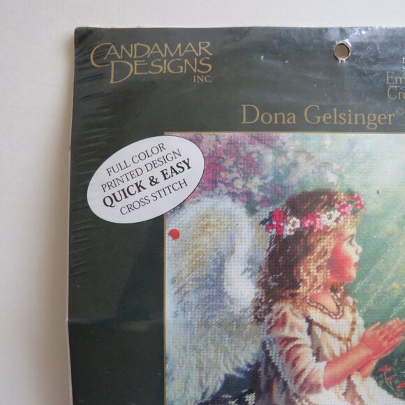 An Angel’s Spirit Picture Embellished Cross Stitch Kit #51400, 2002 - Picture 2 of 6